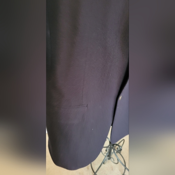 Giorgio Sappini Navy Blue Wool & Cashmere Suit Jacket - Picture 5 of 9